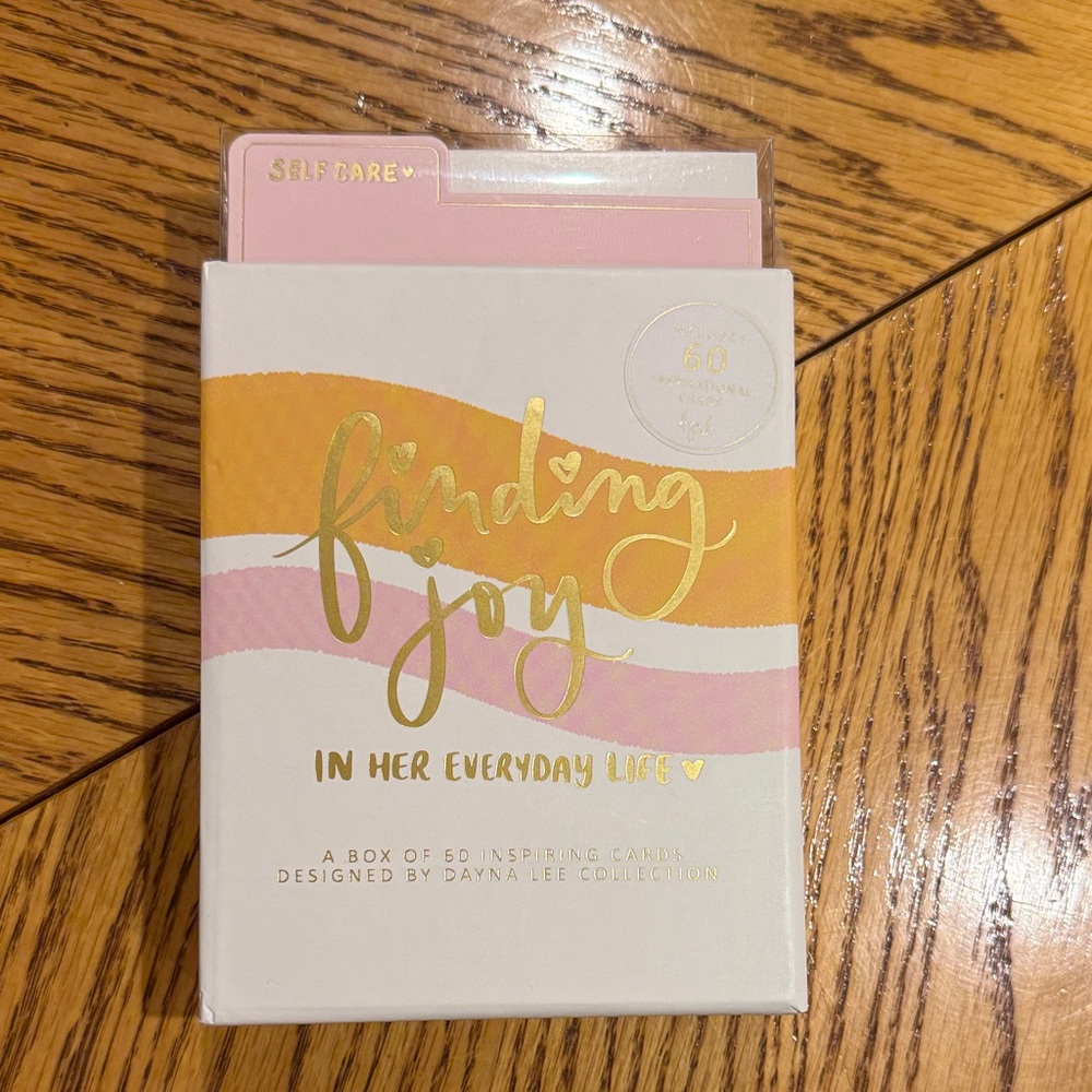 Marshalls Inspirational Card Set with Gold and Pink Accents